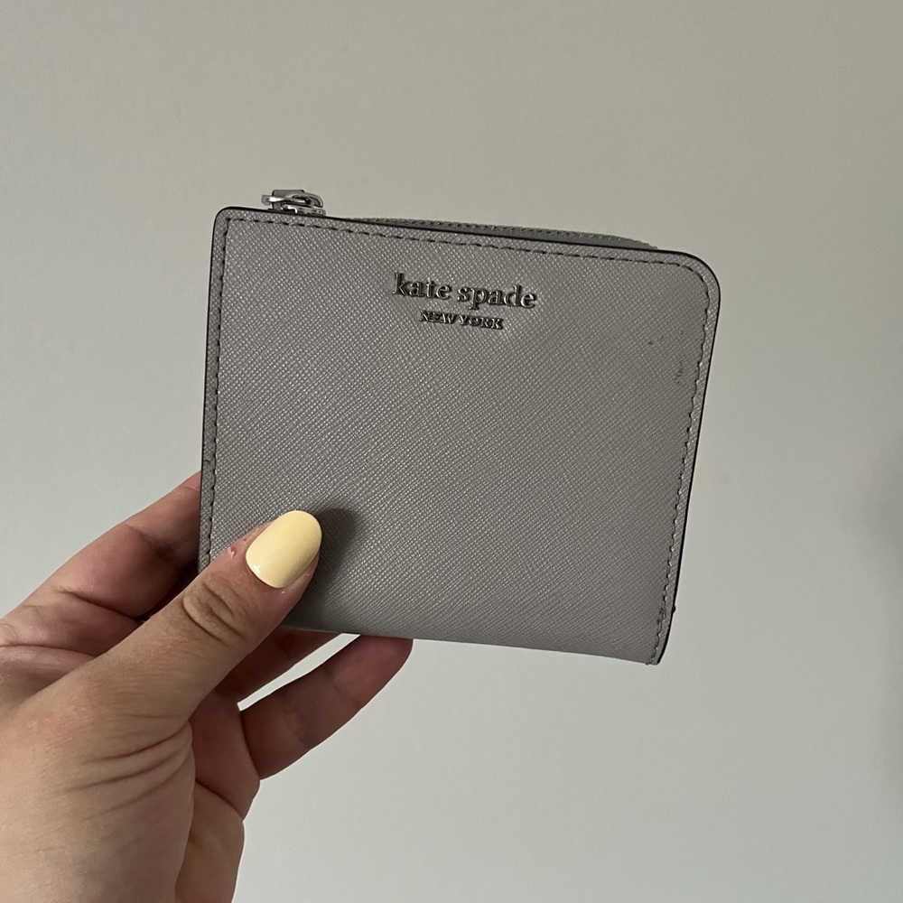 Gray Kate Spade Wallet